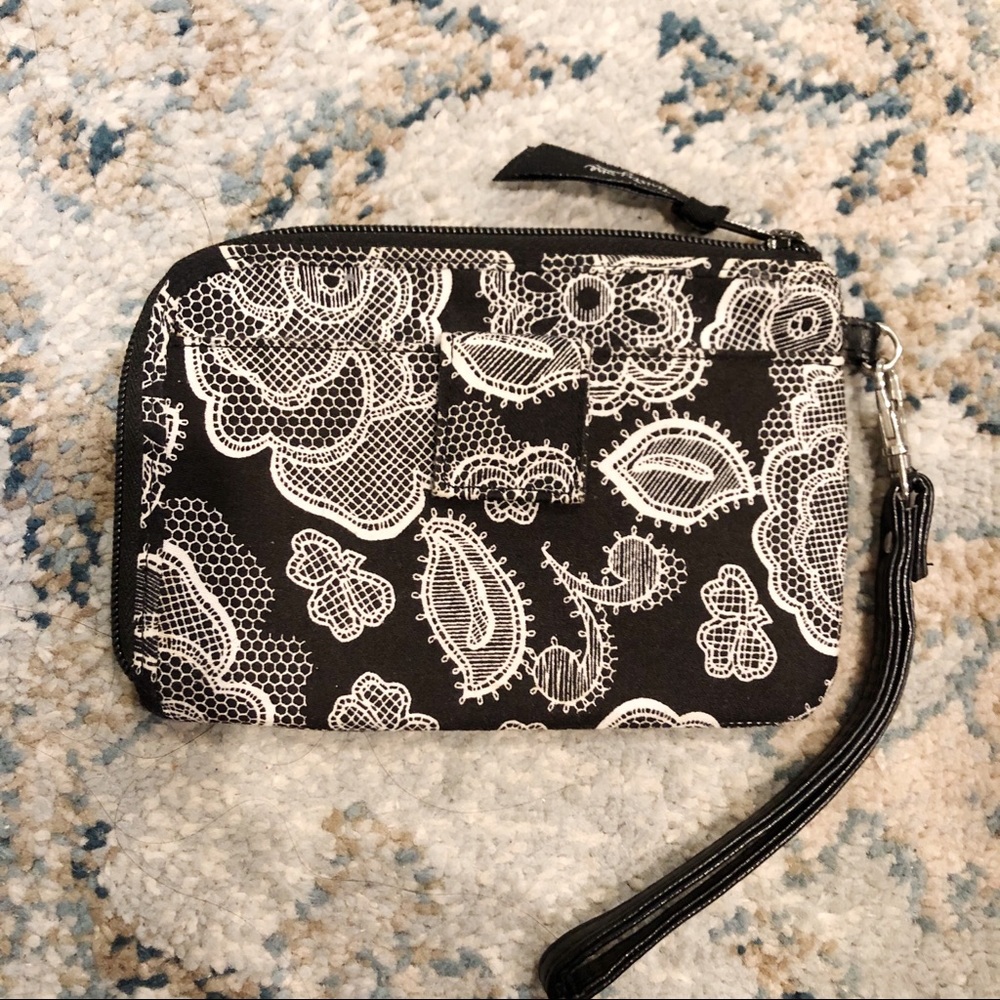 Thirty One Black Wristlet
